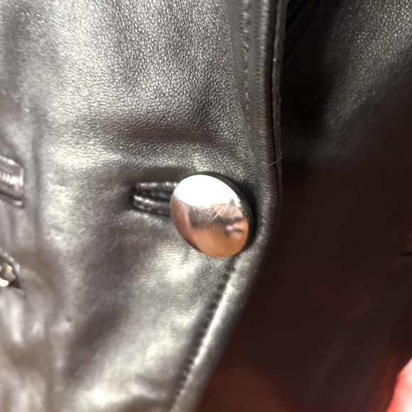 Vintage Costa Blanca real leather fancy jacket blazer EUC - Picture 3 of 9